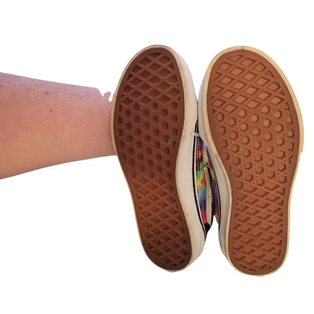 Vans Kids Tie-Dye Old Skool Skate Shoes - Rainbow/Black